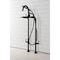 Aqua Vintage CCK8105DL Freestanding Tub Faucet with Supply Line, Stop Valve, Oil Rubbed Bronze CCK8105DL - alternate 6